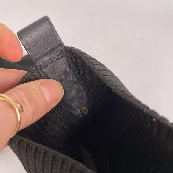 Everlane The Glove Boot in ReKnit Black 10 - Picture 9 of 9